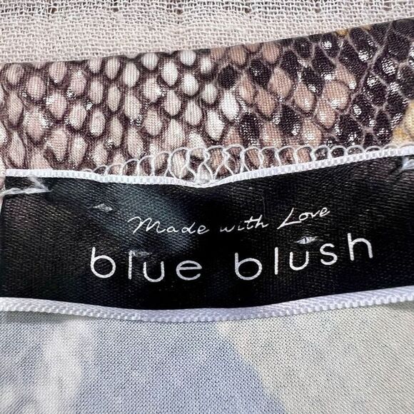 Blue Blush Womens‎ Multicolor Snake Print Pull On Mini Skirt Size Small - Picture 2 of 6